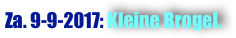 Za. 9-9-2017: Kleine Brogel.