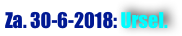 Za. 30-6-2018: Ursel.