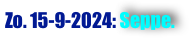 Zo. 15-9-2024: Seppe.