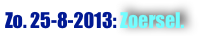 Zo. 25-8-2013: Zoersel.