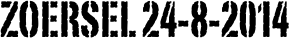 ZOERSEL 24-8-2014